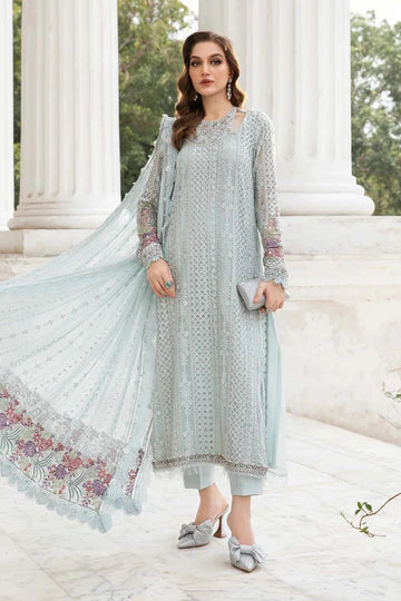 Embroidered Chiffon Suit | MPC-24-103